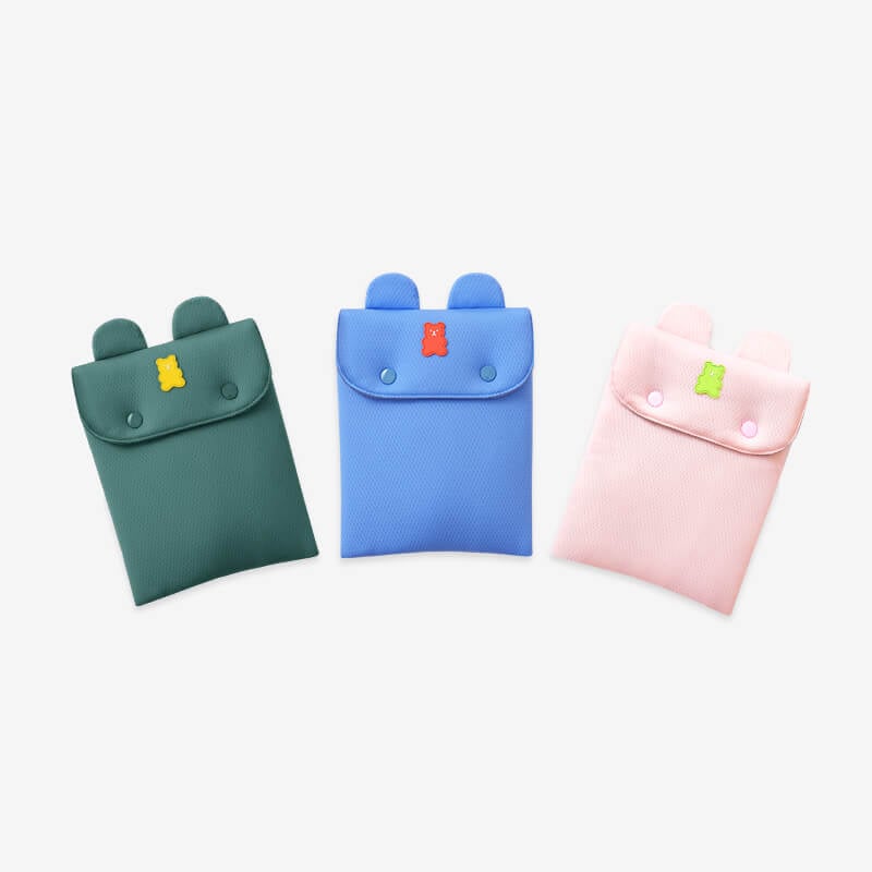 กระเป๋าเก็บความเย็นสำหรับสัตว์เลี้ยง PUPPY GALLERY Jelly Bear Ice Pouch สีชมพู